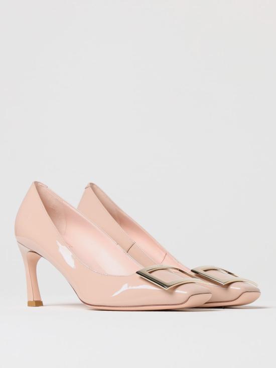 26SS 로저비비에 트럼펫 메탈 버클 펌프스 RVW40015280D1P C211 Blush Pink - ROGER VIVIER