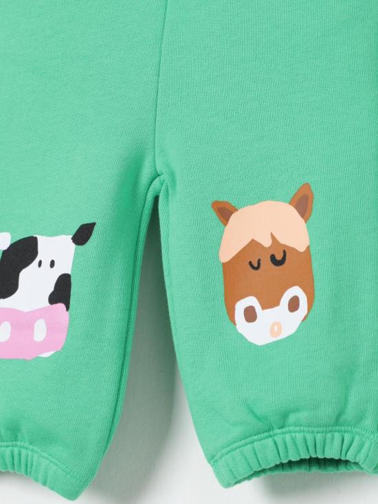 25FW [키즈] 스텔라 맥카트니 트레이닝/조거 팬츠 TV6580Z0453 747 Green - STELLA MCCARTNEY