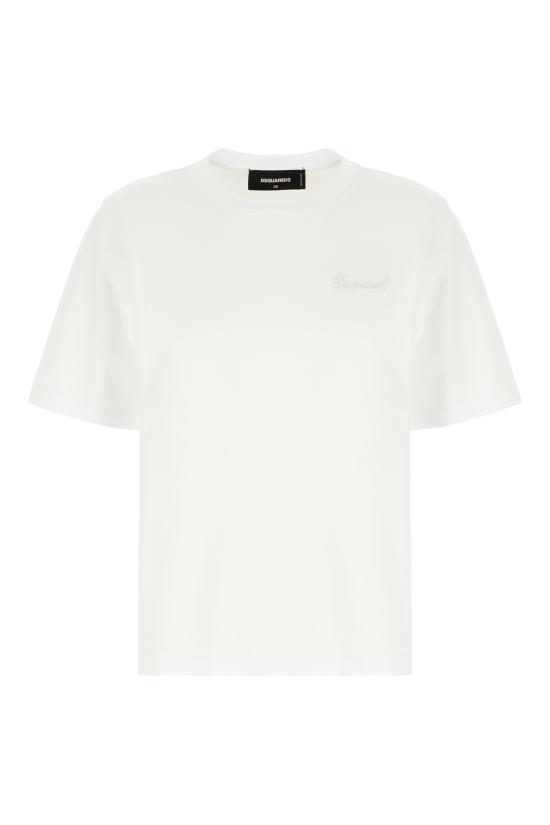 25SS 디스퀘어드2 반팔 티셔츠 S75GD0452D20020 100 WHITE