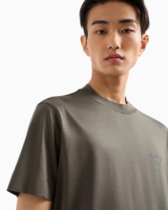 25SS 엠포리오 아르마니 반팔 티셔츠 6D1TR3 1JOSZ 0661 Eagle chimera - EMPORIO ARMANI