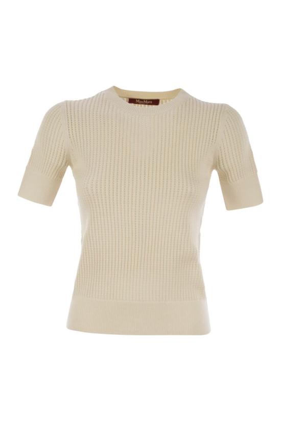 25SS 막스마라 스튜디오 반팔 티셔츠 2516361071600 001 CREAM