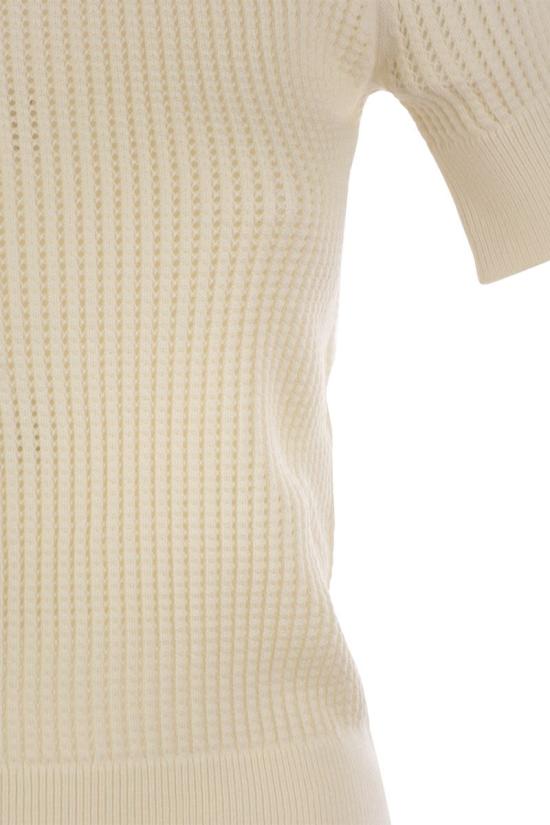 25SS 막스마라 스튜디오 반팔 티셔츠 2516361071600 001 CREAM - MAX MARA STUDIO