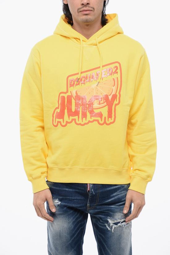  디스퀘어드2 긴팔 티셔츠 S74GU0779 S25551 173 Yellow