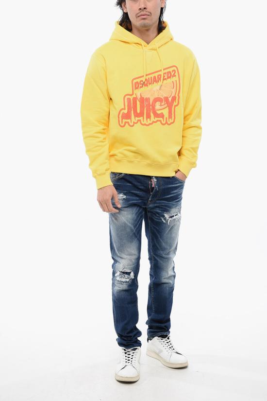  디스퀘어드2 긴팔 티셔츠 S74GU0779 S25551 173 Yellow - DSQUARED2