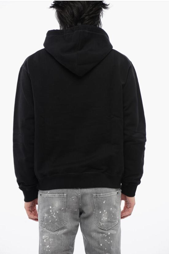  디스퀘어드2 후드 티셔츠 S74GU0755 S25551 900 Black - DSQUARED2