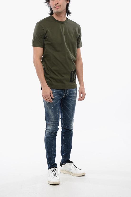  디스퀘어드2 반팔 티셔츠 S74GD1261 S23009 695 Green - DSQUARED2