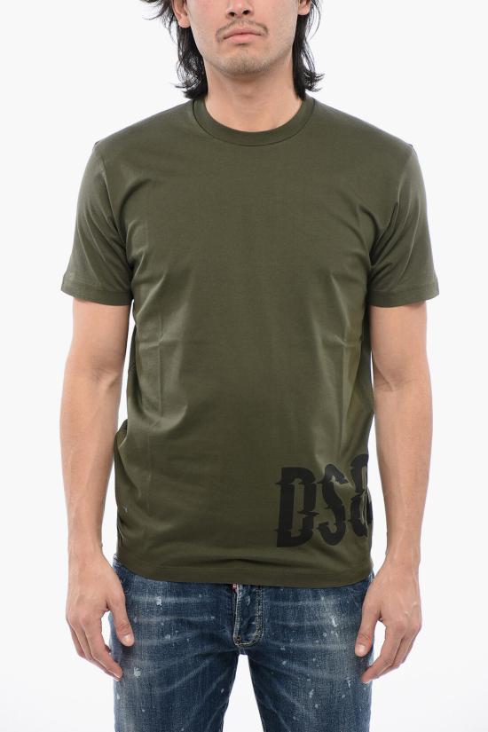  디스퀘어드2 반팔 티셔츠 S74GD1261 S23009 695 Green