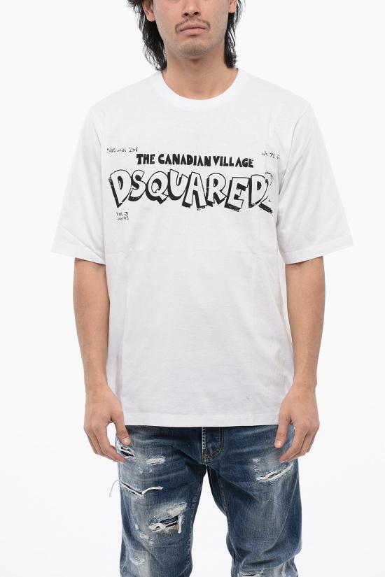  디스퀘어드2 반팔 티셔츠 S74GD1242 S23009 100 White