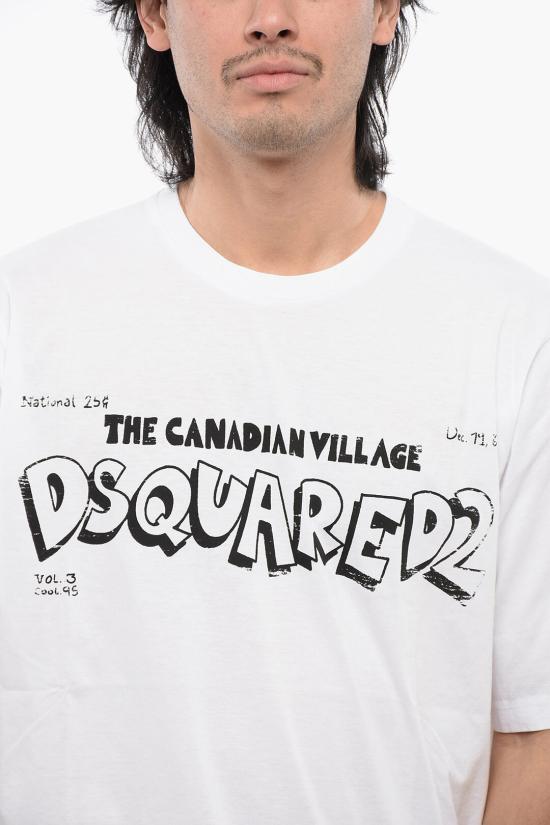  디스퀘어드2 반팔 티셔츠 S74GD1242 S23009 100 White - DSQUARED2