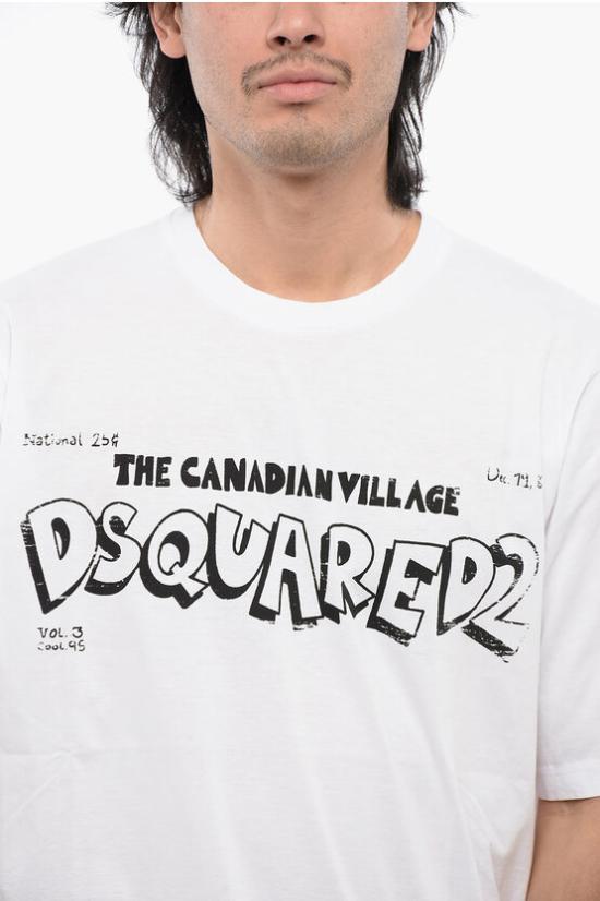  디스퀘어드2 반팔 티셔츠 S74GD1242 S23009 100 White - DSQUARED2