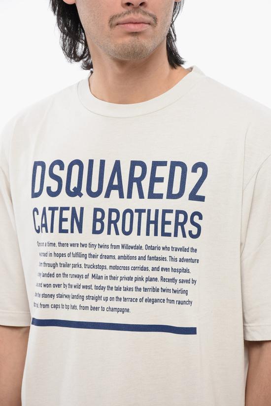  디스퀘어드2 반팔 티셔츠 S74GD1239 S24318 801 White - DSQUARED2