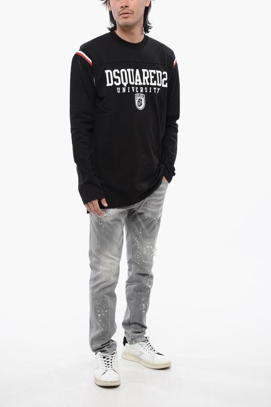  디스퀘어드2 긴팔 티셔츠 S74GD1218 S24658 900 Black - DSQUARED2