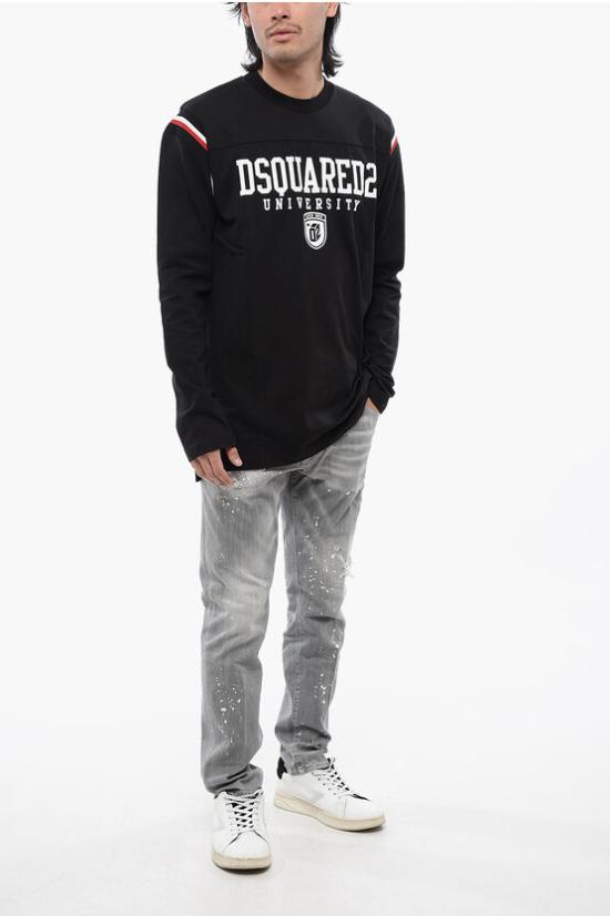  디스퀘어드2 긴팔 티셔츠 S74GD1218 S24658 900 Black - DSQUARED2
