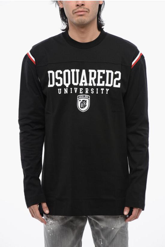  디스퀘어드2 긴팔 티셔츠 S74GD1218 S24658 900 Black