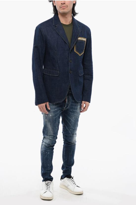  디스퀘어드2 수트 자켓 S74BN1249 S30309 965 Blue - DSQUARED2