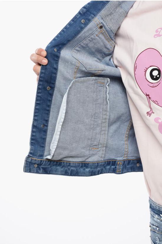  디스퀘어드2 데님 자켓 S74AM1463 S30789 470 Blue - DSQUARED2