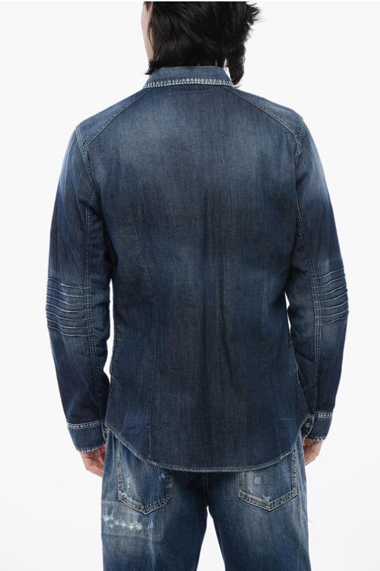  디스퀘어드2 데님 자켓 S74DM0784 S30341 470 Blue - DSQUARED2