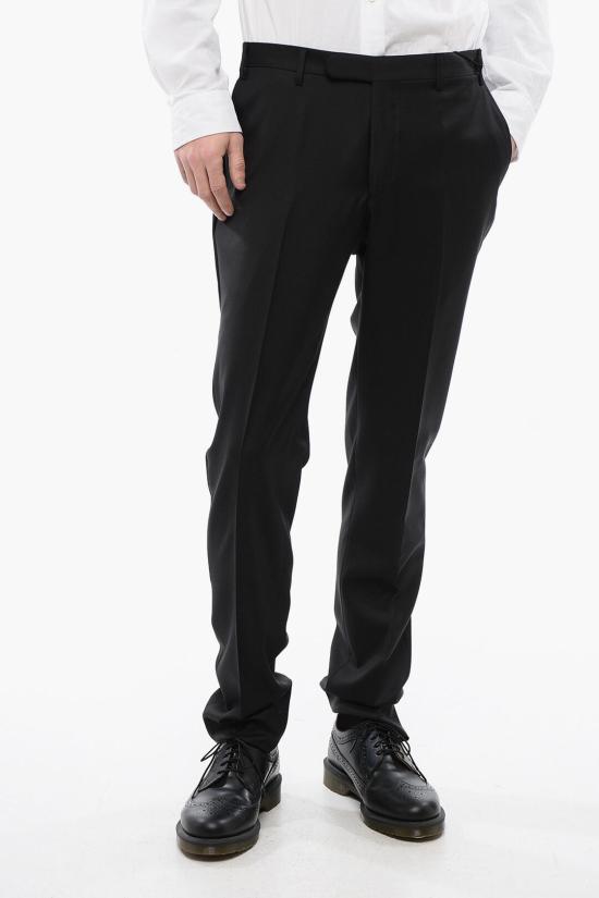  꼬르넬리아니 스트레이트 팬츠 825Z2Z 8838233 020 Black