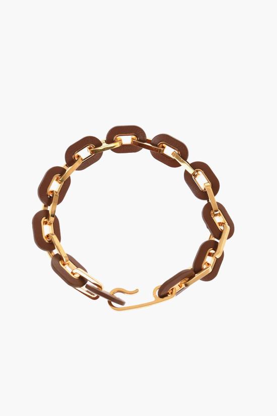  질샌더 팔찌 J11UY0017 J12022 200 Brown - JIL SANDER
