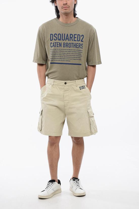  디스퀘어드2 숏팬츠 S74MU0833 S41794 806 Beige - DSQUARED2