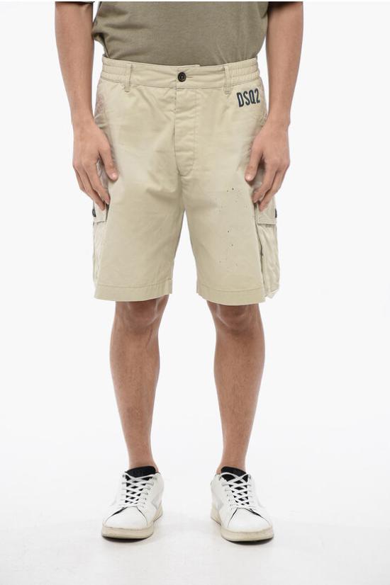  디스퀘어드2 숏팬츠 S74MU0833 S41794 806 Beige