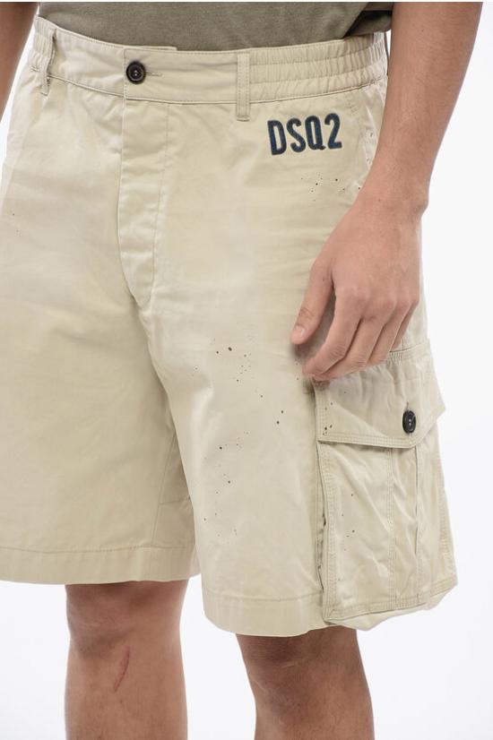  디스퀘어드2 숏팬츠 S74MU0833 S41794 806 Beige - DSQUARED2