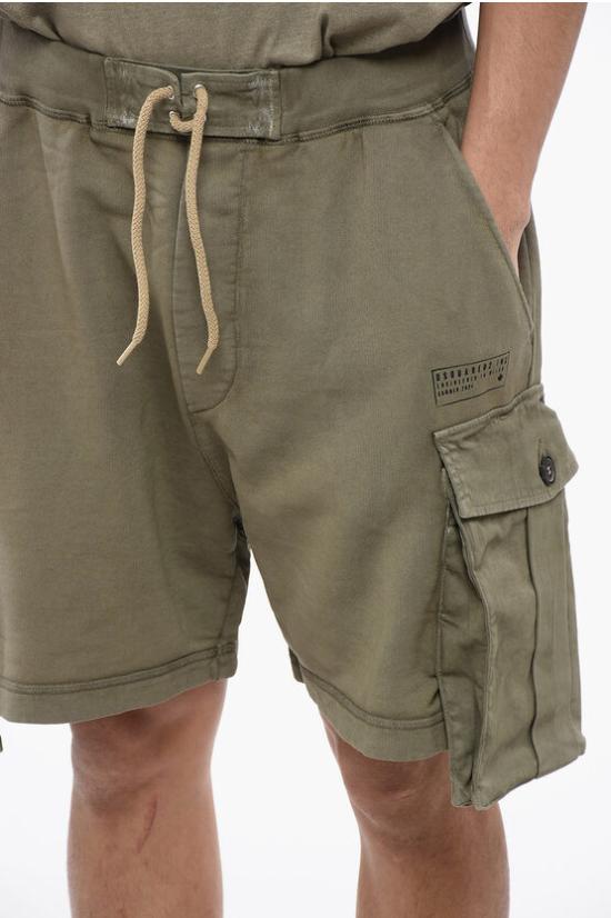  디스퀘어드2 숏팬츠 S74MU0815 S25539 695 Military Green - DSQUARED2