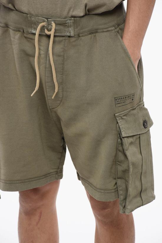  디스퀘어드2 숏팬츠 S74MU0815 S25539 695 Military Green - DSQUARED2