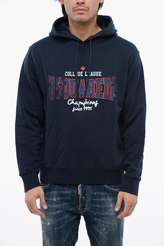  디스퀘어드2 후드 티셔츠 S74GU0783 D25004 478 Blue