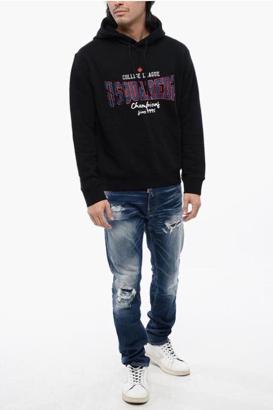  디스퀘어드2 긴팔 티셔츠 S74GU0783 D25004 900 Black - DSQUARED2