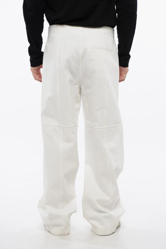  질샌더 스트레이트 팬츠 J21KA0184 J46463 102 White - JIL SANDER