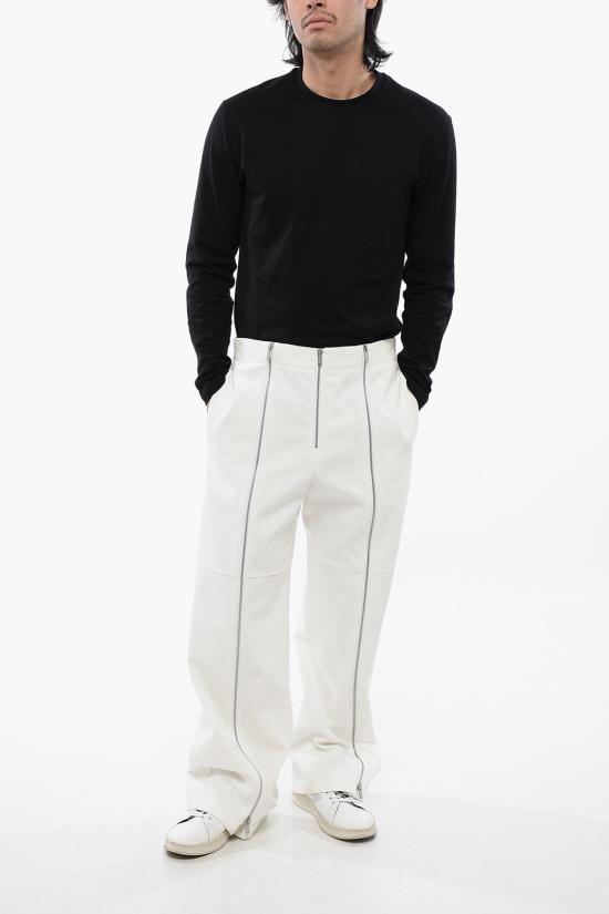  질샌더 스트레이트 팬츠 J21KA0184 J46463 102 White - JIL SANDER