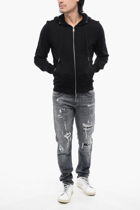  존 리치몬드 자켓 RMP24017FE Black - JOHN RICHMOND