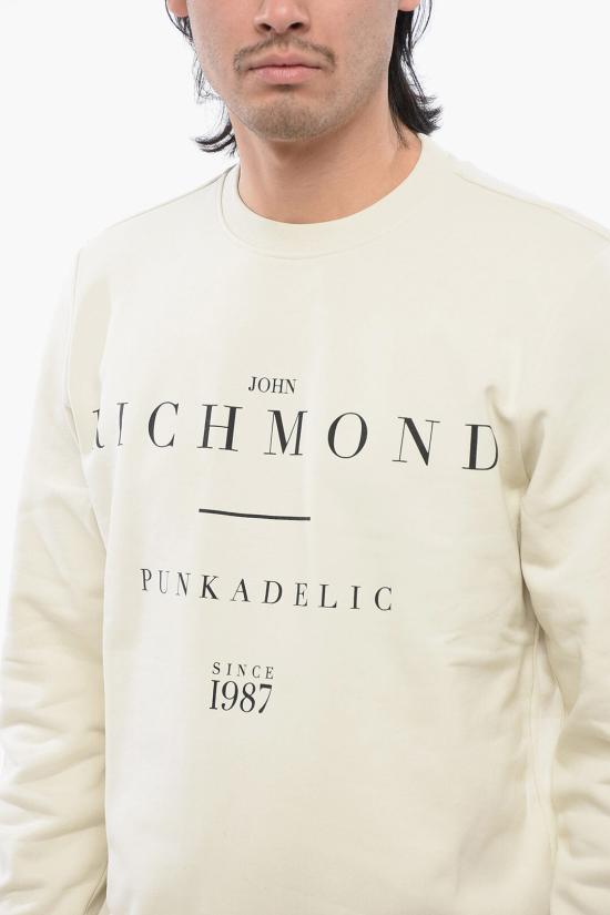  존 리치몬드 긴팔 티셔츠 RMP24019FEBONE WASHED - JOHN RICHMOND