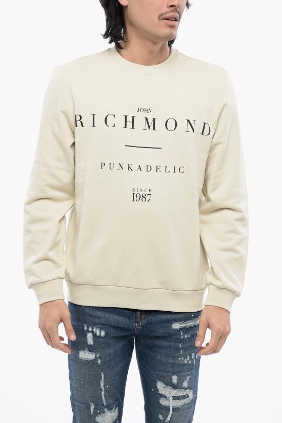  존 리치몬드 긴팔 티셔츠 RMP24019FEBONE WASHED - JOHN RICHMOND
