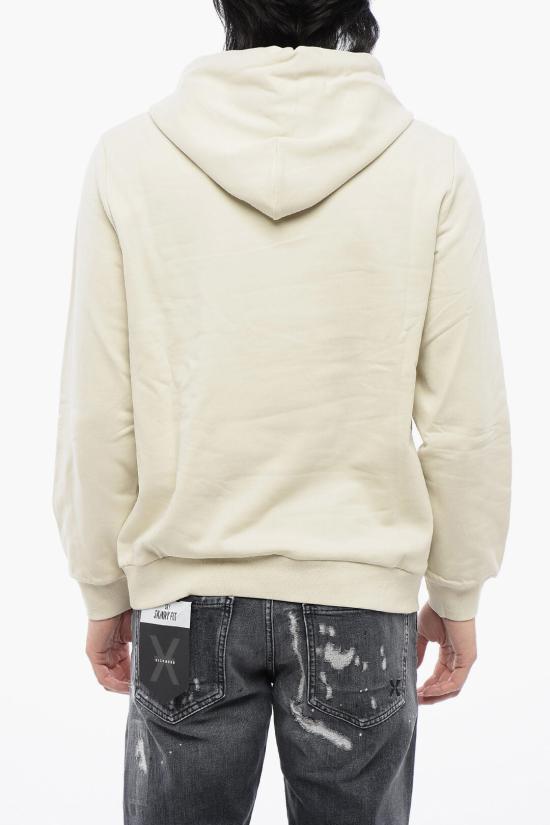  존 리치몬드 후드 티셔츠 RMP24015FEBONE WASHED Beige - JOHN RICHMOND