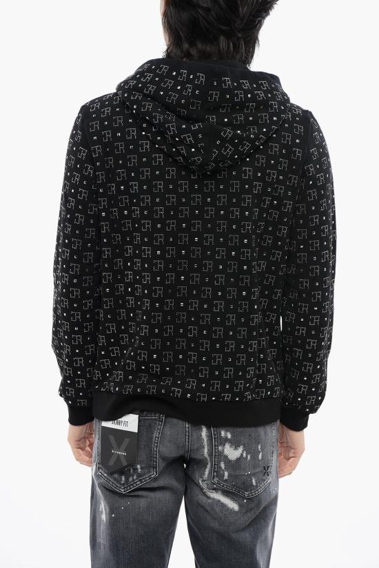  존 리치몬드 후드 티셔츠 RMP23087FE Black - JOHN RICHMOND