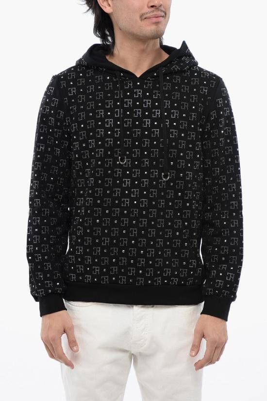  존 리치몬드 후드 티셔츠 RMP23087FE Black