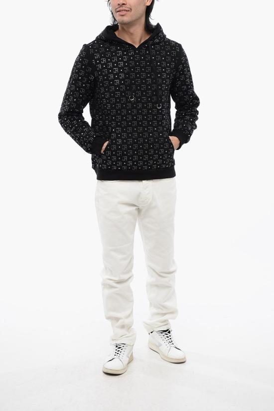  존 리치몬드 후드 티셔츠 RMP23087FE Black - JOHN RICHMOND