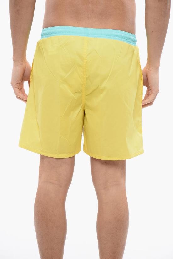  존 리치몬드 스윔팬츠 UMP24224COSUN Azzurro Giallo - JOHN RICHMOND