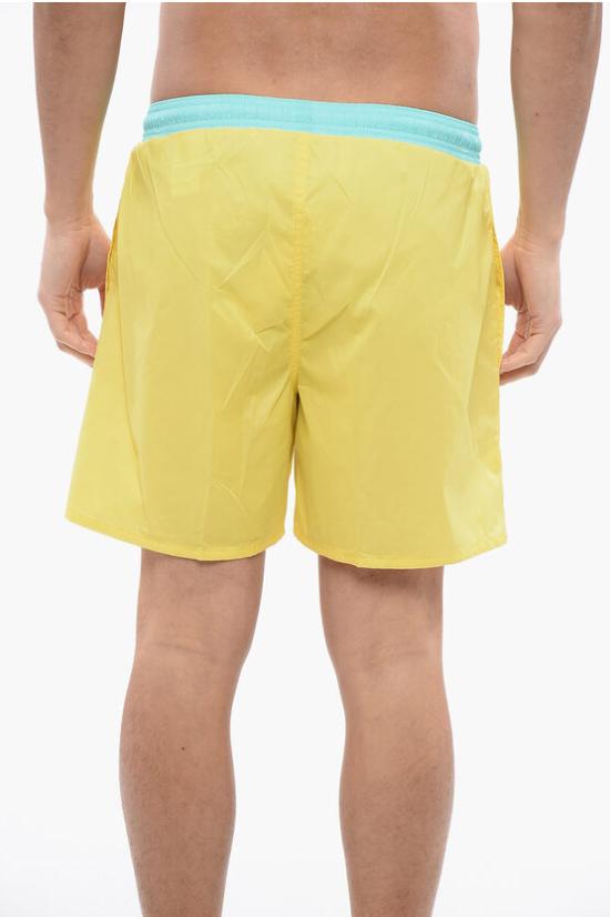  존 리치몬드 스윔팬츠 UMP24224COSUN Azzurro Giallo - JOHN RICHMOND