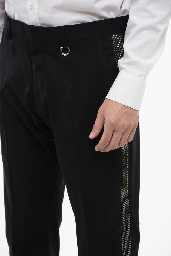  존 리치몬드 스트레이트 팬츠 RMP23050PA Black - JOHN RICHMOND