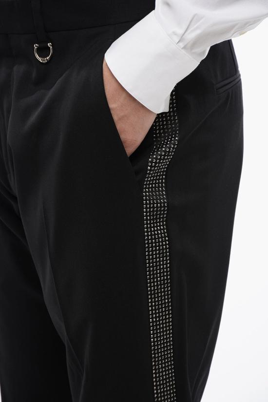  존 리치몬드 스트레이트 팬츠 RMP23050PA Black - JOHN RICHMOND