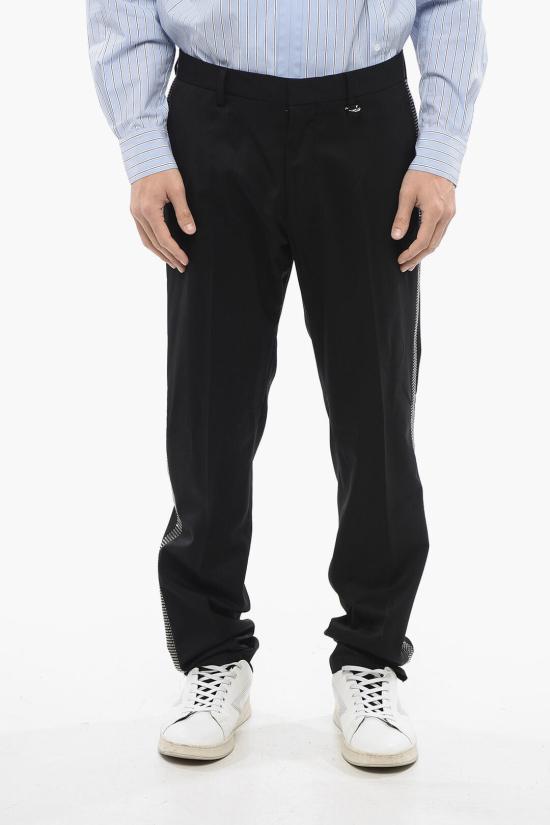  존 리치몬드 스트레이트 팬츠 RMP23050PA Black - JOHN RICHMOND