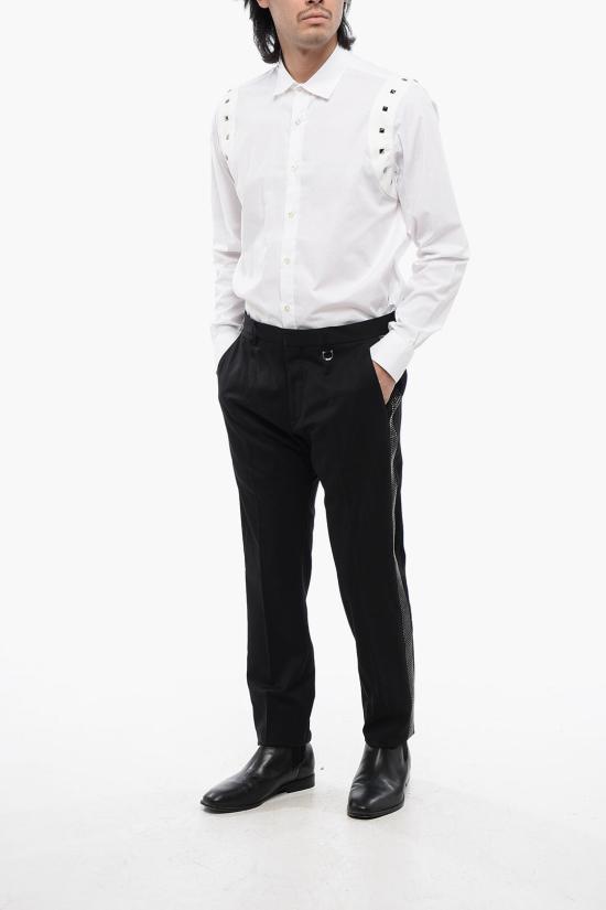  존 리치몬드 스트레이트 팬츠 RMP23050PA Black - JOHN RICHMOND