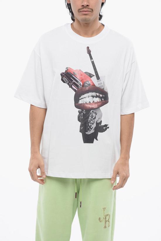  존 리치몬드 반팔 티셔츠 RMP24005TS White - JOHN RICHMOND