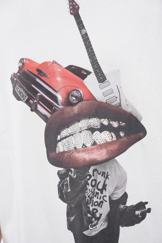  존 리치몬드 반팔 티셔츠 RMP24005TS White - JOHN RICHMOND