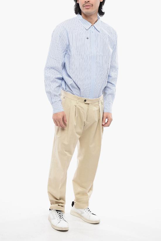  존 리치몬드 스트레이트 팬츠 RMP24137PABONE Beige - JOHN RICHMOND