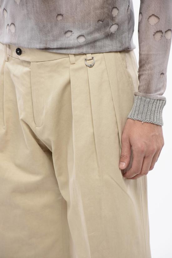  존 리치몬드 스트레이트 팬츠 RMP24137PABONE Beige - JOHN RICHMOND