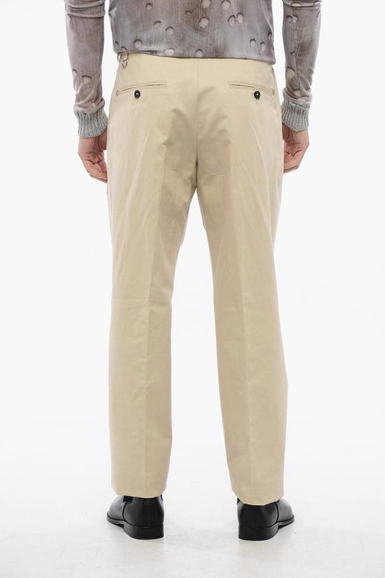  존 리치몬드 스트레이트 팬츠 RMP24137PABONE Beige - JOHN RICHMOND